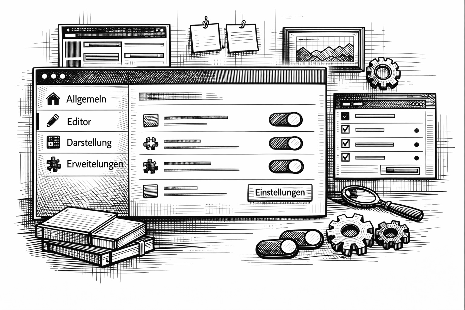 Schmuckbild zur Ankündigung vom Einstellungskapitel im ObsidianGuide.de